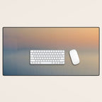By the Sea - long exposure abstract ocean photograph Desk Mat Gallery Image 1