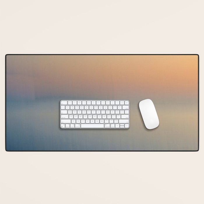By the Sea - long exposure abstract ocean photograph Desk Mat Gallery Image 1