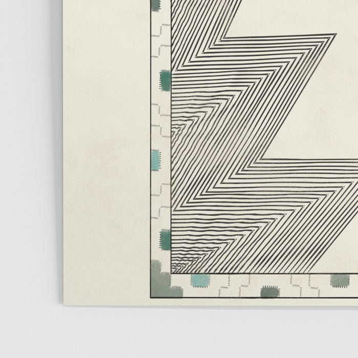 Southwestern Trippy Tile Poster Gallery Image 3