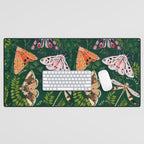 Moths and dragonfly Desk Mat Gallery Image 1