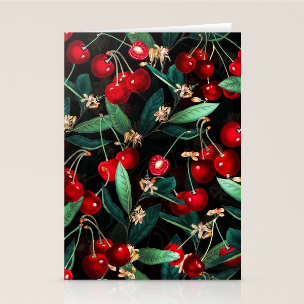 Sweet Cherry III Stationery Card Gallery Image 2