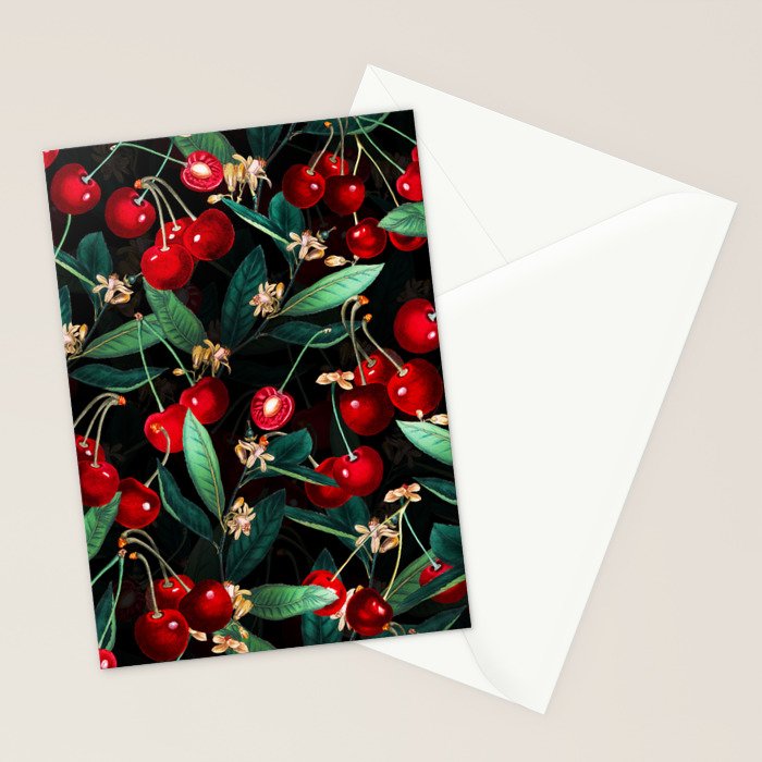 Sweet Cherry III Stationery Card Gallery Image 2