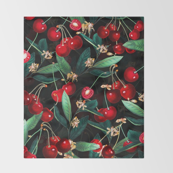 Sweet Cherry III Throw Blanket Gallery Image 2