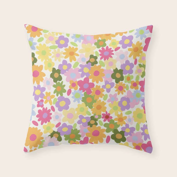 Maja in Pink Throw Pillow Gallery Image 6