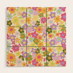 Maja in Pink Wood Wall Art Gallery Image 1