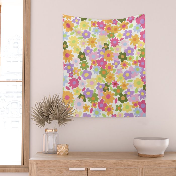 Maja in Pink Wall Tapestry Gallery Image 2