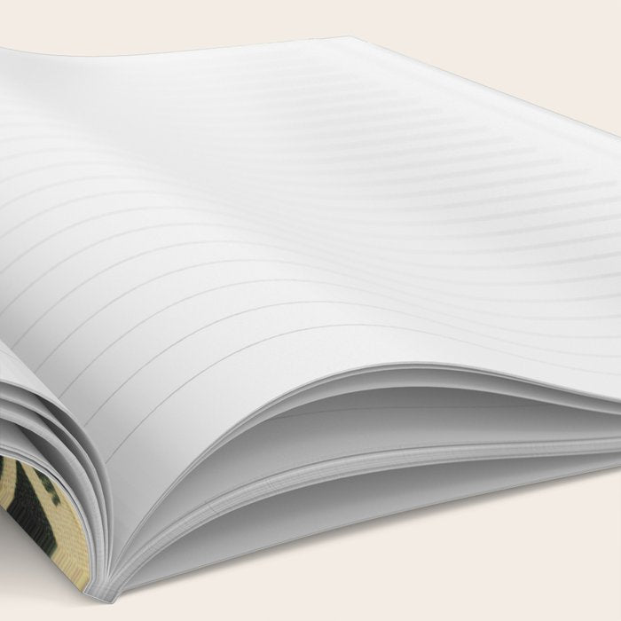 Far From Home - Retro-Futuristic Marsian Astronaut Collage Artwork  Notebook Gallery Image 2