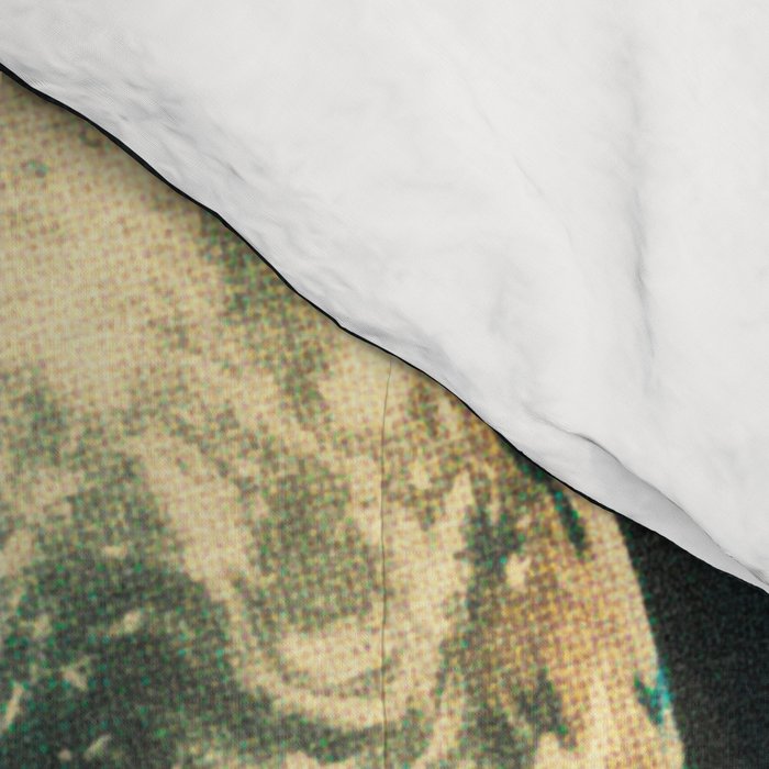 Far From Home - Retro-Futuristic Marsian Astronaut Collage Artwork  Comforter Gallery Image 4