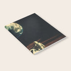Far From Home - Retro-Futuristic Marsian Astronaut Collage Artwork  Notebook Gallery Image 2
