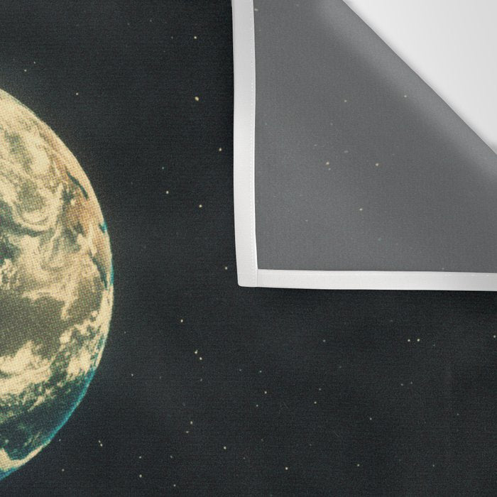 Far From Home - Retro-Futuristic Marsian Astronaut Collage Artwork  Wall Tapestry Gallery Image 3