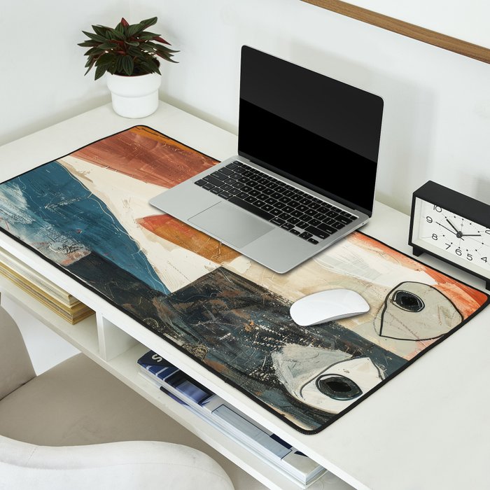 Bird Duality III Desk Mat Gallery Image 2