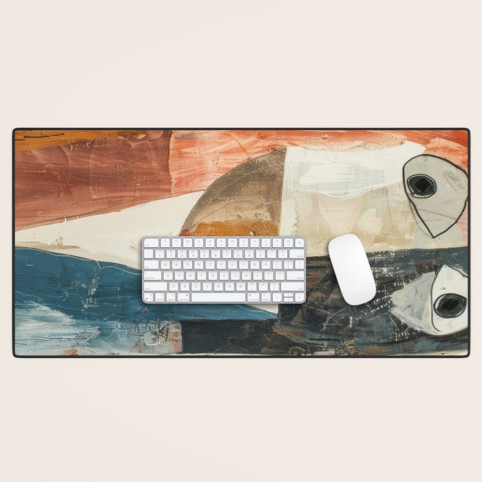 Bird Duality III Desk Mat Gallery Image 1