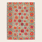 Kermina Suzani Uzbekistan Embroidery Print Poster Gallery Image 4