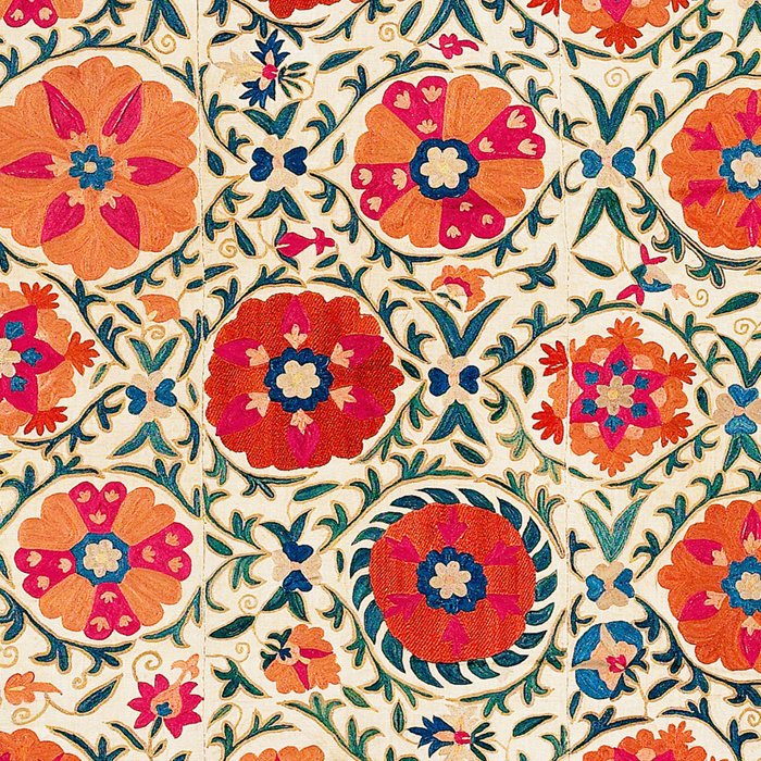 Kermina Suzani Uzbekistan Embroidery Print Coffee Mug Gallery Image 2