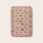 Kermina Suzani Uzbekistan Embroidery Print Bath Mat Gallery Image 1