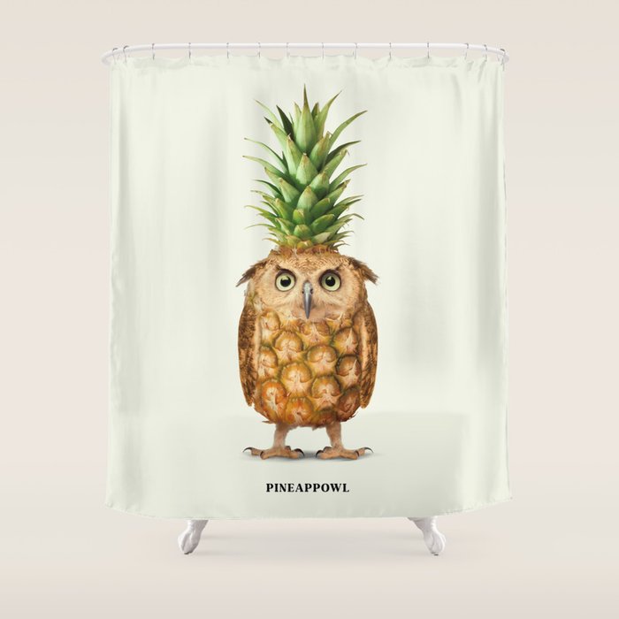 Pineappowl Shower Curtain Gallery Image 1