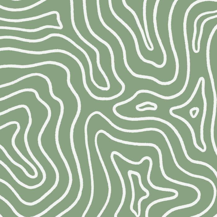 Topographic- Sage Green Coffee Mug Gallery Image 2