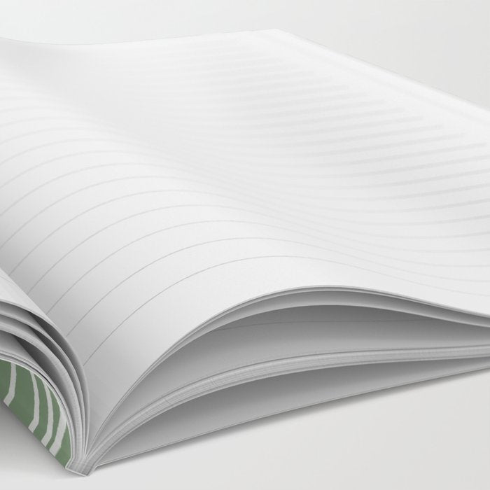 Topographic- Sage Green Notebook Gallery Image 2