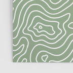 Topographic- Sage Green Poster Gallery Image 3