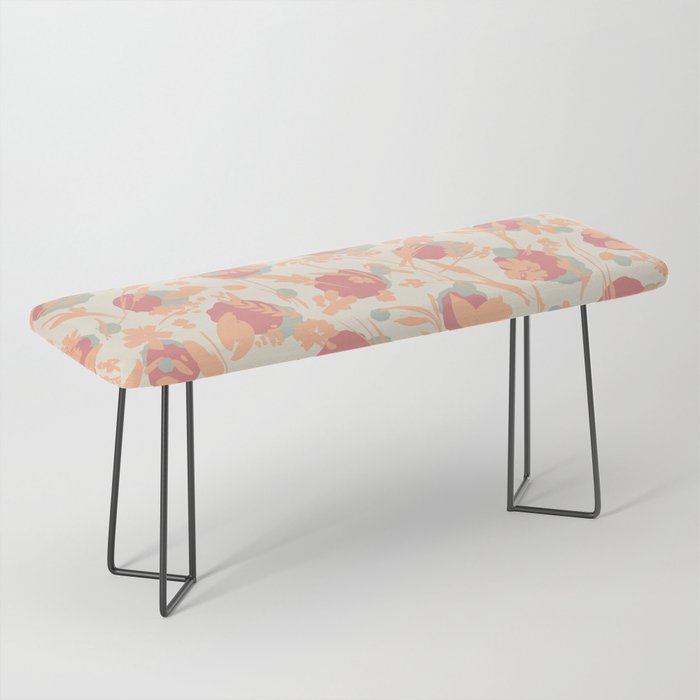 Abstract wild garden 2SM Bench Gallery Image 1