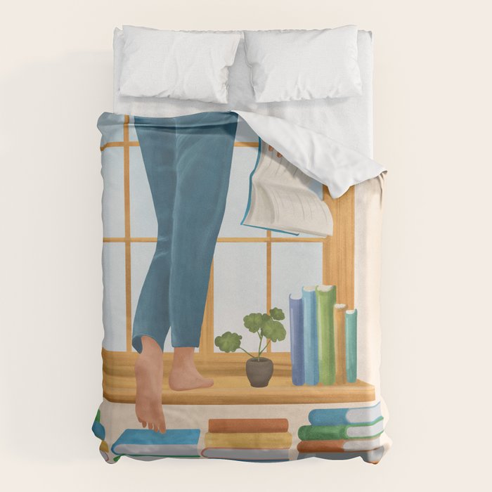 Books 2 Duvet Cover Gallery Image 1