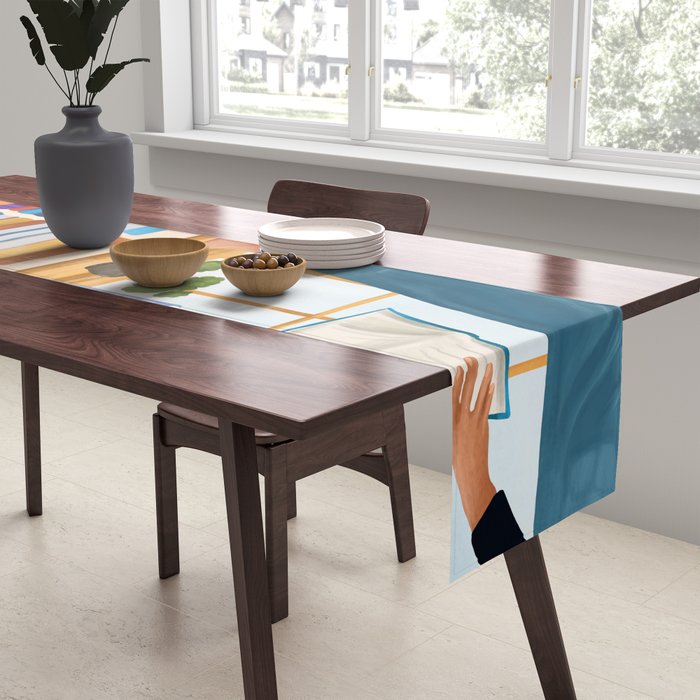Books 2 Table Runner Gallery Image 2