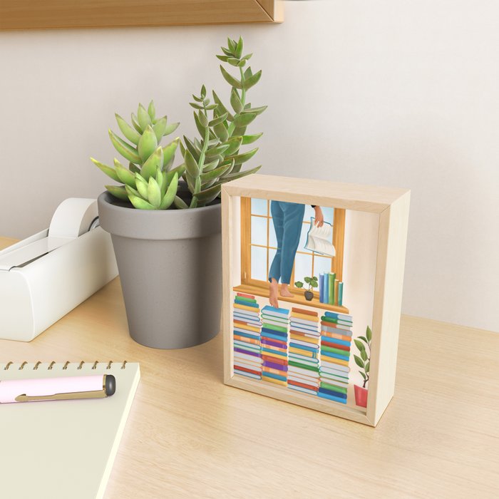 Books 2 Mini Art Print Gallery Image 2