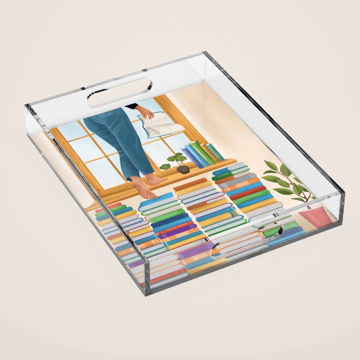 Books 2 Acrylic Tray Gallery Image 1