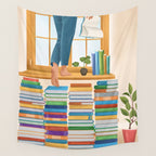 Books 2 Wall Tapestry Gallery Image 4