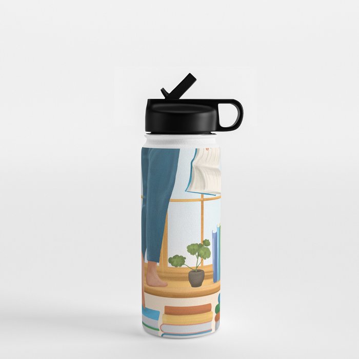 Books 2 Water Bottle Gallery Image 1