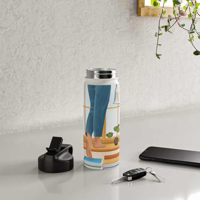 Books 2 Water Bottle Gallery Image 4