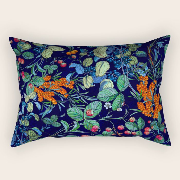 Midnight Harvest Rectangular Pillow Gallery Image 1