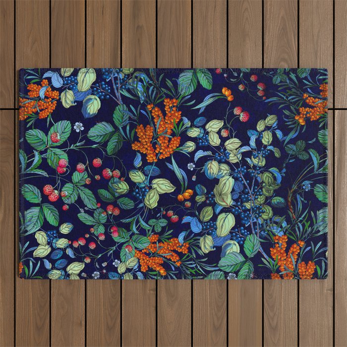 Midnight Harvest Outdoor Rug Gallery Image 1