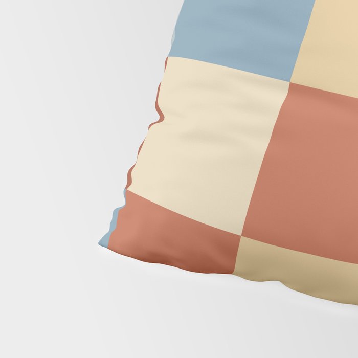 Bold Retro Checks Pattern - Large XX Pillow Sham Gallery Image 4