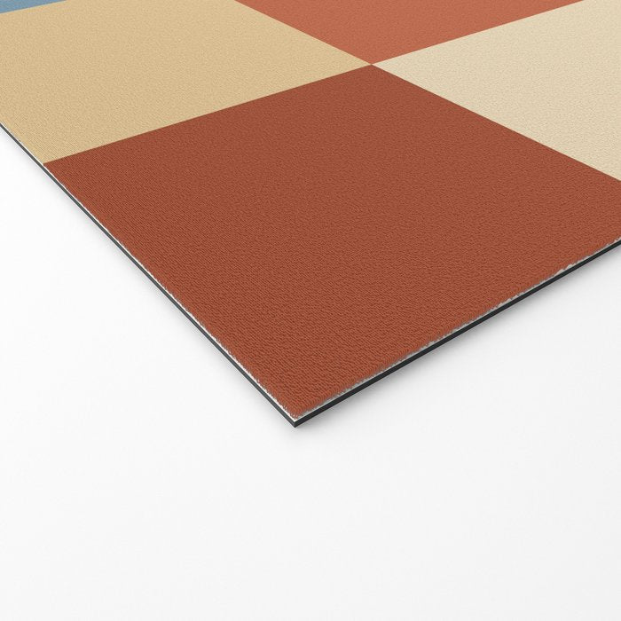 Bold Retro Checks Pattern - Large XX Welcome Mat Gallery Image 2