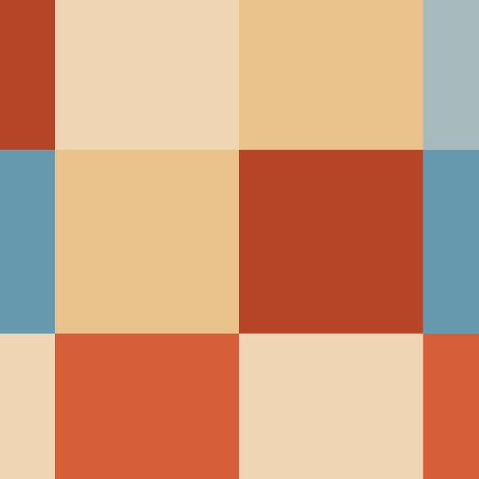 Bold Retro Checks Pattern - Large XX Coffee Mug Gallery Image 2