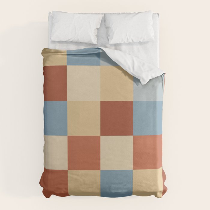 Bold Retro Checks Pattern - Large XX Duvet Cover Gallery Image 6