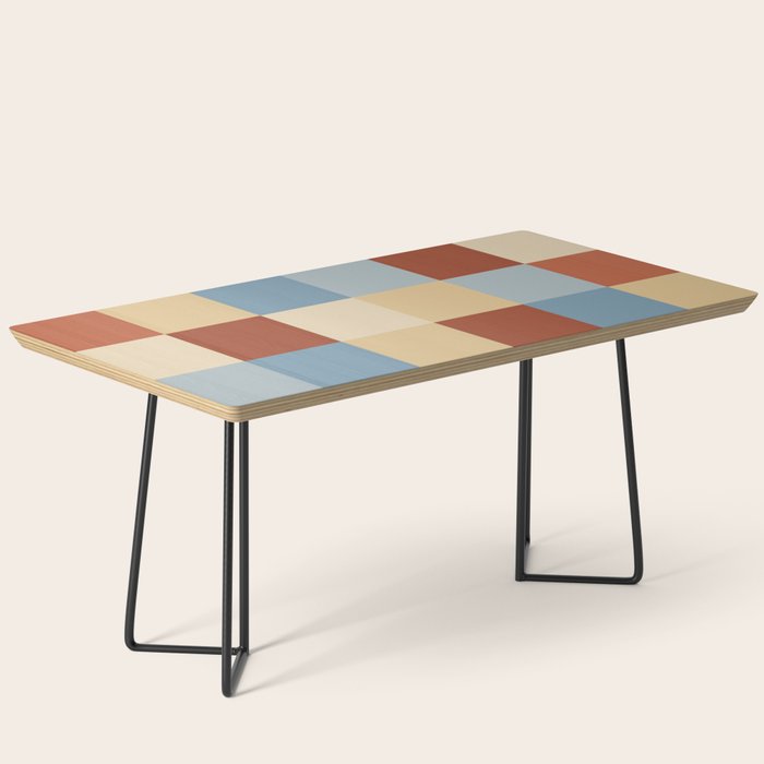 Bold Retro Checks Pattern - Large XX Coffee Table Gallery Image 1