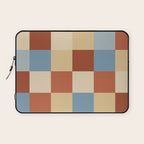 Bold Retro Checks Pattern - Large XX Laptop Sleeve Gallery Image 1