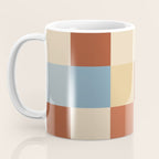 Bold Retro Checks Pattern - Large XX Coffee Mug Gallery Image 3