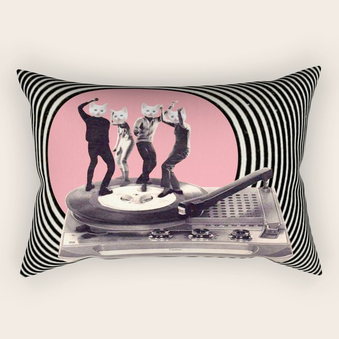 Groovy Cats Rectangular Pillow Gallery Image 2