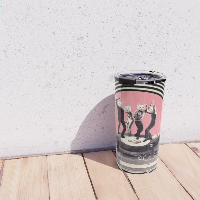 Groovy Cats Travel Mug Gallery Image 4