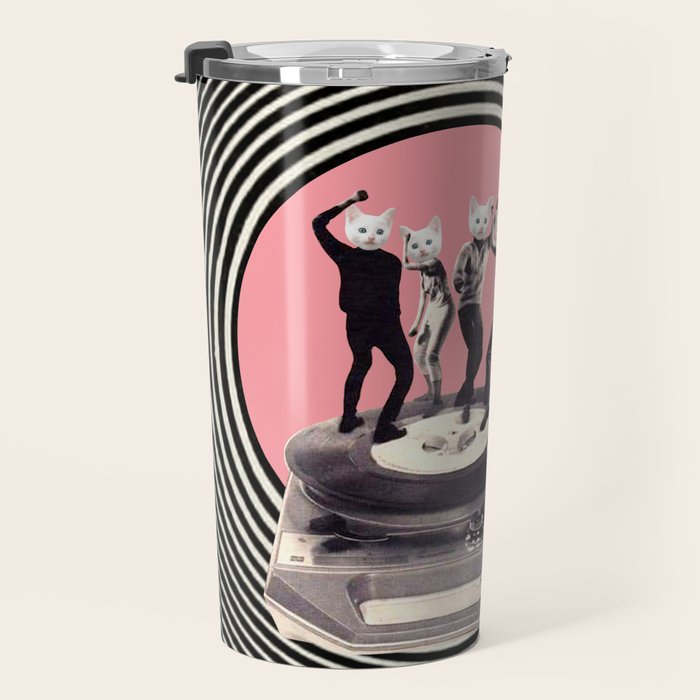 Groovy Cats Travel Mug Gallery Image 3