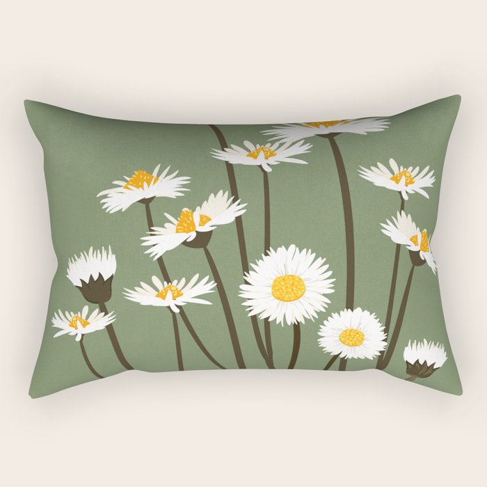 Little Flowers 2 Rectangular Pillow Gallery Image 1