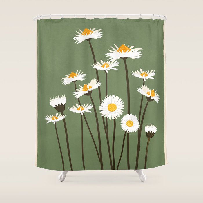 Little Flowers 2 Shower Curtain Gallery Image 1