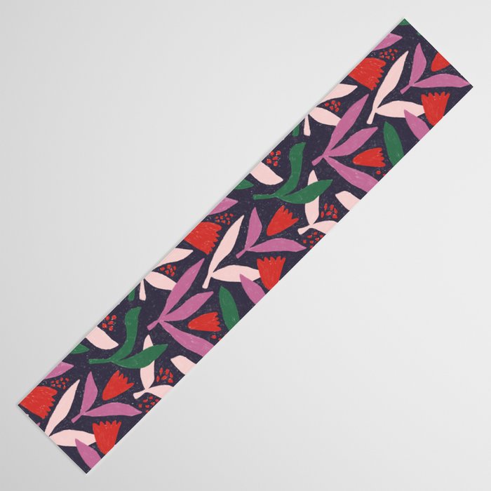 Hand Drawn Florals #2 Table Runner Gallery Image 3