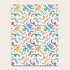 Colorful abstract fun line doodle pattern Notebook Gallery Image 4