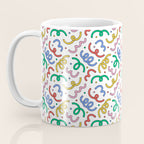 Colorful abstract fun line doodle pattern Coffee Mug Gallery Image 3