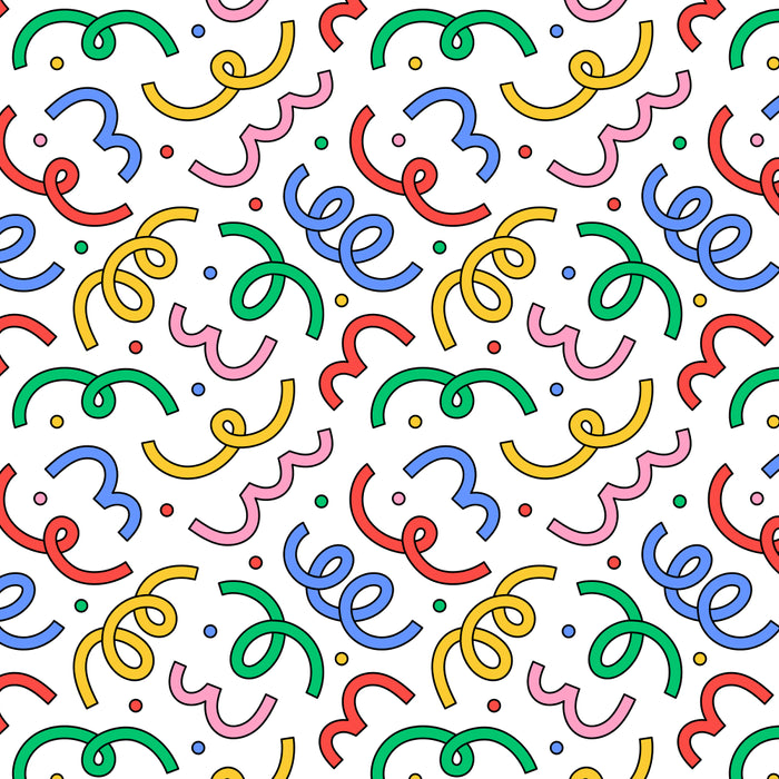 Colorful abstract fun line doodle pattern Coffee Mug Gallery Image 2