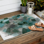 An Ocean of Mermaid Tears Outdoor Rug Gallery Image 2